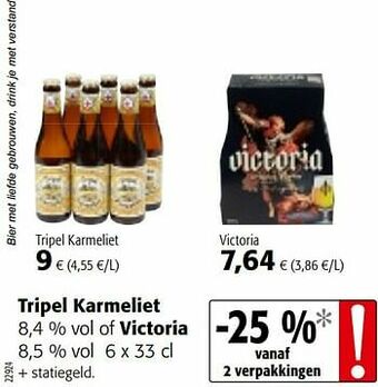 Colruyt Tripel karmeliet aanbieding