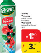 Carrefour Siroop Teisseire aanbieding