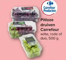 Carrefour Pitloze druiven Carrefour aanbieding