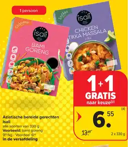 Carrefour Aziatische bereide gerechten Isali aanbieding