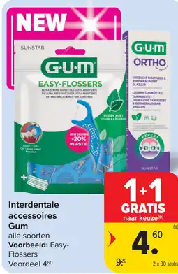 Carrefour Interdentale accessoires Gum aanbieding