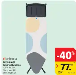 Carrefour Strijkplank Spring Bubbles aanbieding
