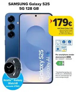 Carrefour Samsung Galaxy S25 aanbieding