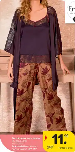 Carrefour Envie Top of broek voor dames aanbieding