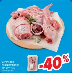 Carrefour Versneden heel parkkonijn aanbieding