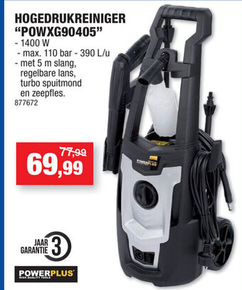 Hubo Hogedrukreiniger POWXG90405 aanbieding