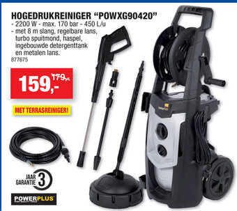 Hubo Hogedrukreiniger POWXG90420 aanbieding