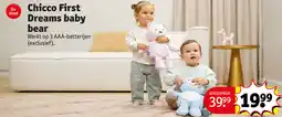 Kruidvat Chicco First Dreams baby bear aanbieding