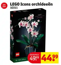 Kruidvat Lego Icons orchideeën 10311 aanbieding