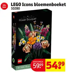 Kruidvat Lego Icons bloemenboeket 10280 aanbieding