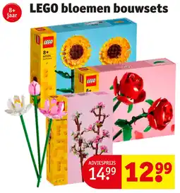 Kruidvat Lego bloemen bouwsets aanbieding