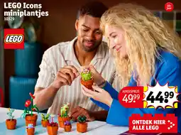 Kruidvat Lego Icons miniplantjes 10329 aanbieding