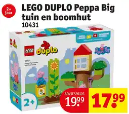 Kruidvat Lego Duplo Peppa Big tuin en boomhut 10431 aanbieding