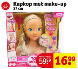 Kruidvat Kapkop met make-up aanbieding