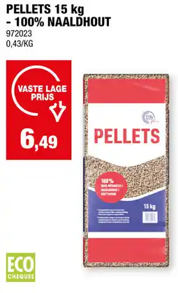 Hubo Pellets 100% Naaldhout aanbieding