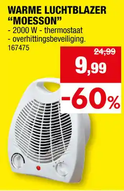 Hubo Warme Luchtblazer Moesson aanbieding