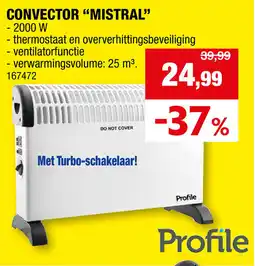 Hubo Convector Mistral aanbieding