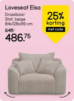 Leen Bakker Loveseat Elsa aanbieding