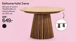 Leen Bakker Eetkamertafel Irene aanbieding