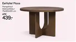 Leen Bakker Eettafel Moos aanbieding