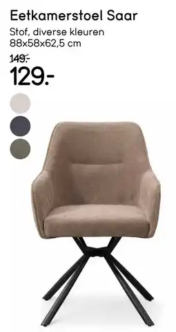 Leen Bakker Eetkamerstoel Saar aanbieding