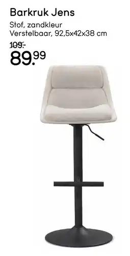 Leen Bakker Barkruk Jens aanbieding