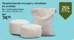 Leen Bakker Geselecteerde loungers, zitzakken en poefjes aanbieding