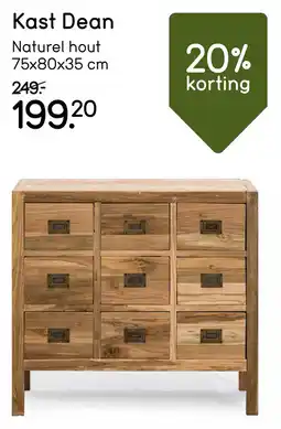 Leen Bakker Kast Dean aanbieding