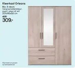 Leen Bakker Kleerkast Orleans aanbieding