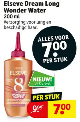 Kruidvat Elseve Dream Long Wonder Water 200ml aanbieding