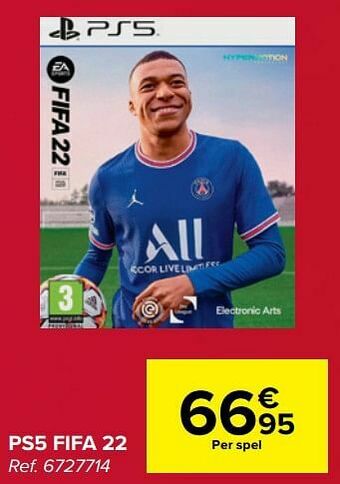 Carrefour Ps5 fifa 22 aanbieding