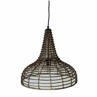 Leen Bakker HSM Collection hanglamp - naturel - 50x50x48 cm - Leen Bakker aanbieding