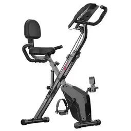 Decathlon Magnetische vouwbare hometrainer met weerstandsbanden & LCD aanbieding