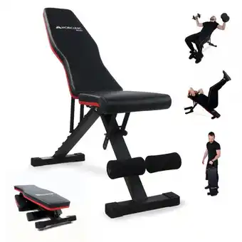 Decathlon Opvouwbare Fitnessbank Trainingsbank inklapbaar Hoogte Verstelbaar 118x32x116 cm aanbieding