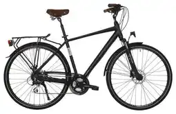 Decathlon Stadsfiets Bicyklet Léon Shimano Acera/Altus 8V 700 mm Zwart aanbieding