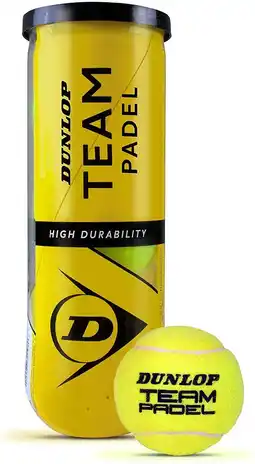 Decathlon Padel ballen DUNLOP TEAM PADEL 24 blikjes aanbieding