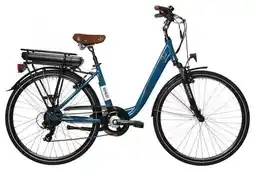 Decathlon Bicyklet Claude Elektrische Stadsfiets Shimano Tourney 7S 500 Wh 700 mm Teal Bru aanbieding