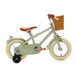 Decathlon Generation Retro 12 inch Groen – Kinderfiets met Mandje aanbieding