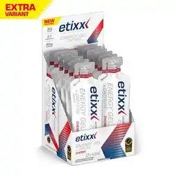 Decathlon Etixx Energy Gel + Caffeine Cherry 12x40ml aanbieding