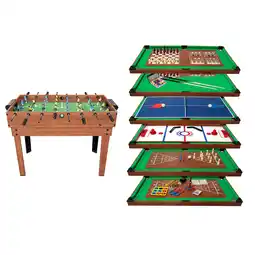 Decathlon Multispeltafel 20 in 1, Multifunctioneel met Lades 122x61x84 cm aanbieding