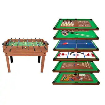 Decathlon Multispeltafel 20 in 1, Multifunctioneel met Lades 122x61x84 cm aanbieding