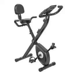Decathlon Opvouwbare hometrainer met rugleuning, LCD-scherm en 8 weerstandsniveaus aanbieding