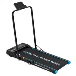 Decathlon Loopband Thunder VIVA-BLACK 102x40cm 8km/h FitShow LED Bluetooth luidspreker aanbieding