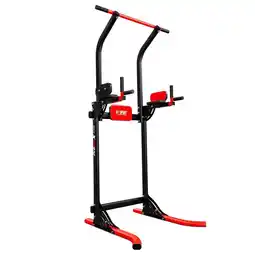 Decathlon Multifunctionele krachtstation met dipstation en optrekstang aanbieding