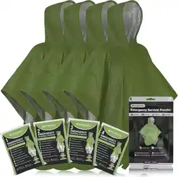 Decathlon Noodoverlevingsponcho (4-pack) Mylar thermische deken, waterdicht aanbieding