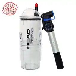 Decathlon Tennis en padel bal drukregelaar | HEAD X3 PUMP + Luchtpomp 22cm aanbieding