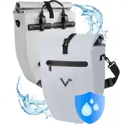 Decathlon Fietstassen set van 2 waterdicht en reflecterend 20L – Basic aanbieding