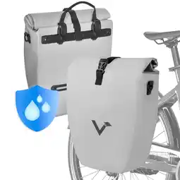 Decathlon Fietstassen set van 2 waterdicht en reflecterend 20L – Basic aanbieding