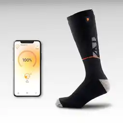 Decathlon HeatSock V1- Intelligente Verwarmbare Sokken | Smartphone-besturing | Merinowol aanbieding