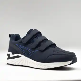 Decathlon Sportschoen met klittenband SGLOBO blauw witte aanbieding